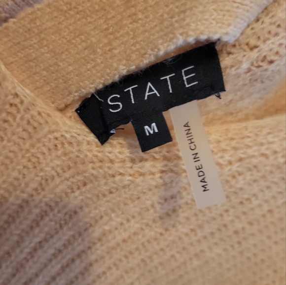 Blush Pink Open Back Sweater - Size M - Picture 5 of 5